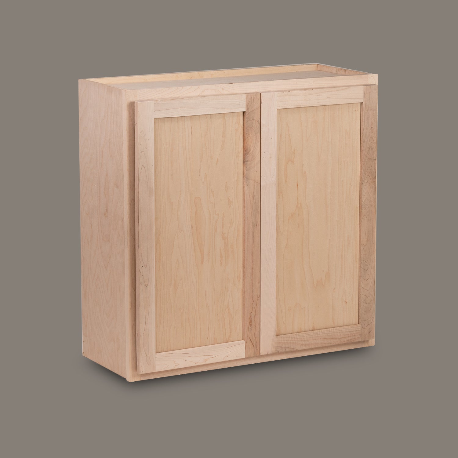 Raw Maple 42 Inch Tall Wall Cabinets – Johnsonscabinets.com