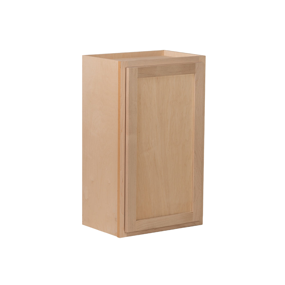 Backwoods Cabinetry RTA (Ready-to-Assemble) W930 - Raw Maple 9"Wx30"Hx12"D Wall Cabinet