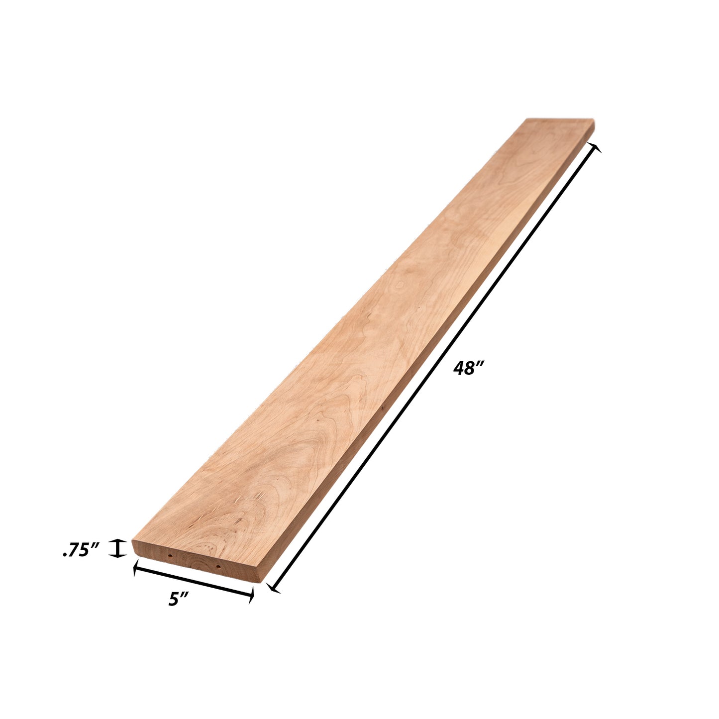 Backwoods Cabinetry RTA (Ready-to-Assemble) V548 Raw Cherry .75"X5"X48" Valance