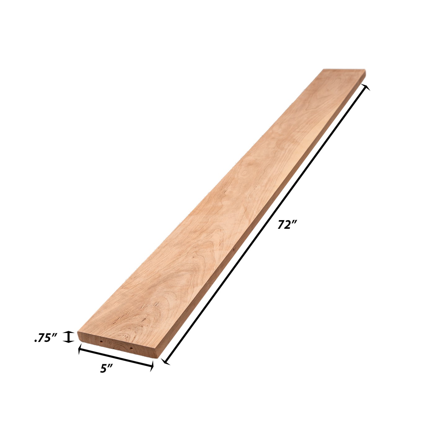 Backwoods Cabinetry RTA (Ready-to-Assemble) V572 - Raw Cherry .75"X5"X72" Valance