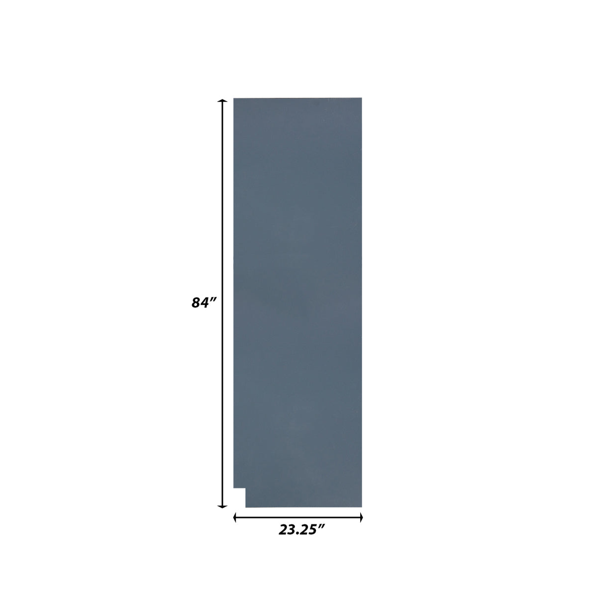 Backwoods Cabinetry RTA (Ready-to-Assemble) TSK2484.L - Needlepoint Navy .25"X23.25"X84" Pantry End Panel - Left Side