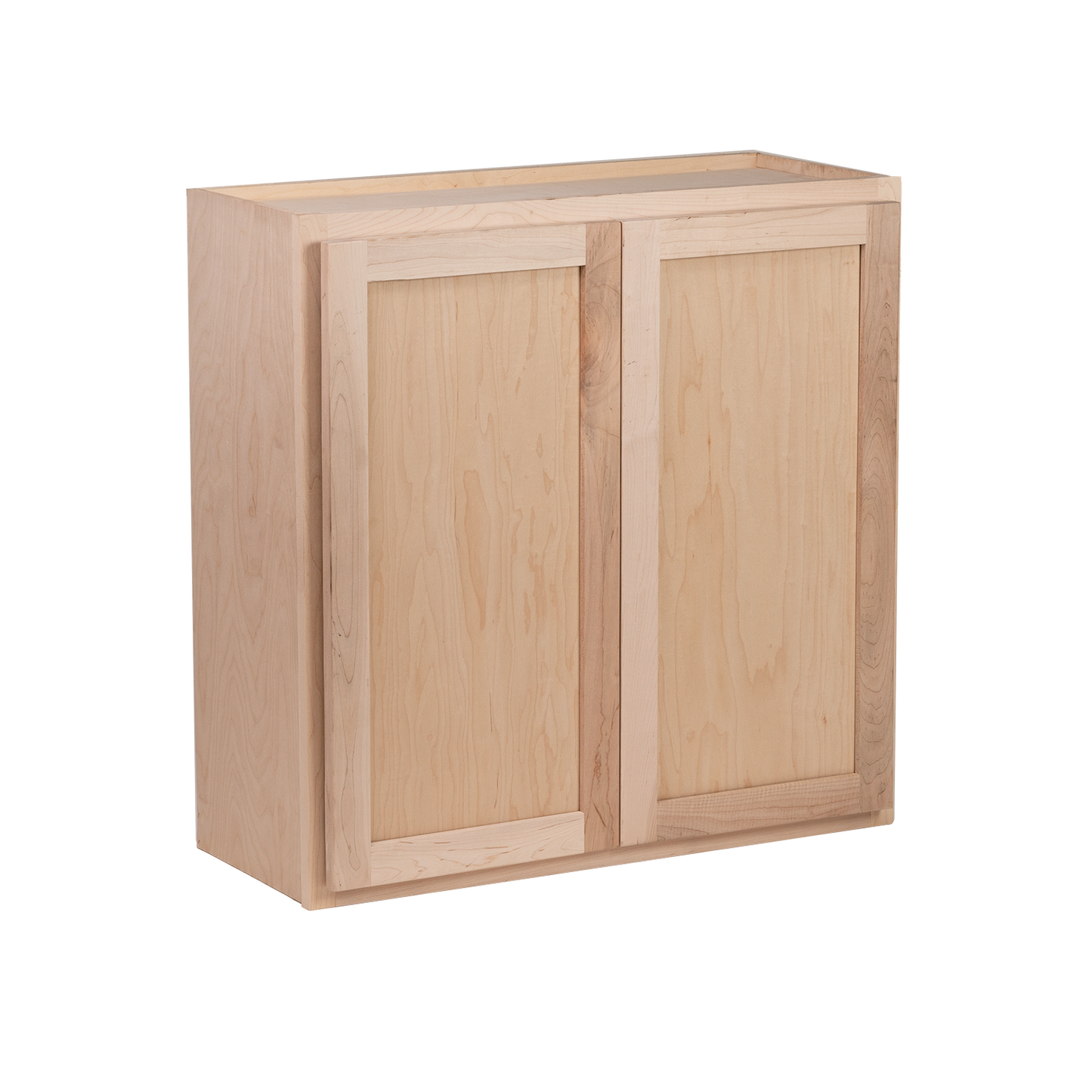 Backwoods Cabinetry RTA (Ready-to-Assemble) WD3636.BUTT - Raw Maple 36"Wx36"Hx12"D Wall Cabinet
