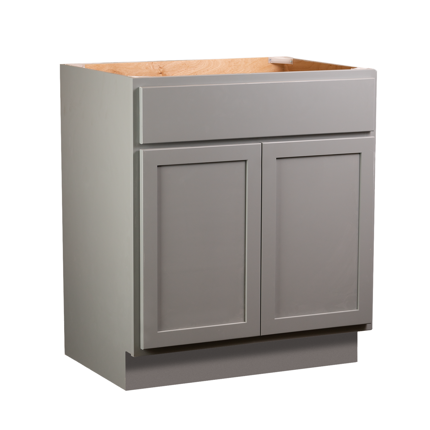 Backwoods Cabinetry RTA (Ready-to-Assemble) VSB30.34.18 - Magnetic Grey Vanity Base Cabinet | 30"Wx34.5"Hx18"D