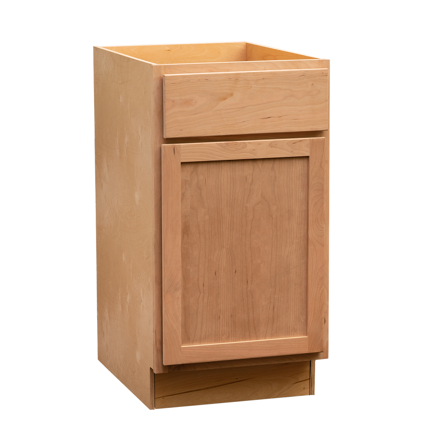 Backwoods Cabinetry RTA (Ready-to-Assemble) B12.L - Raw Cherry Base Cabinet | 12"Wx34.5"Hx24"D