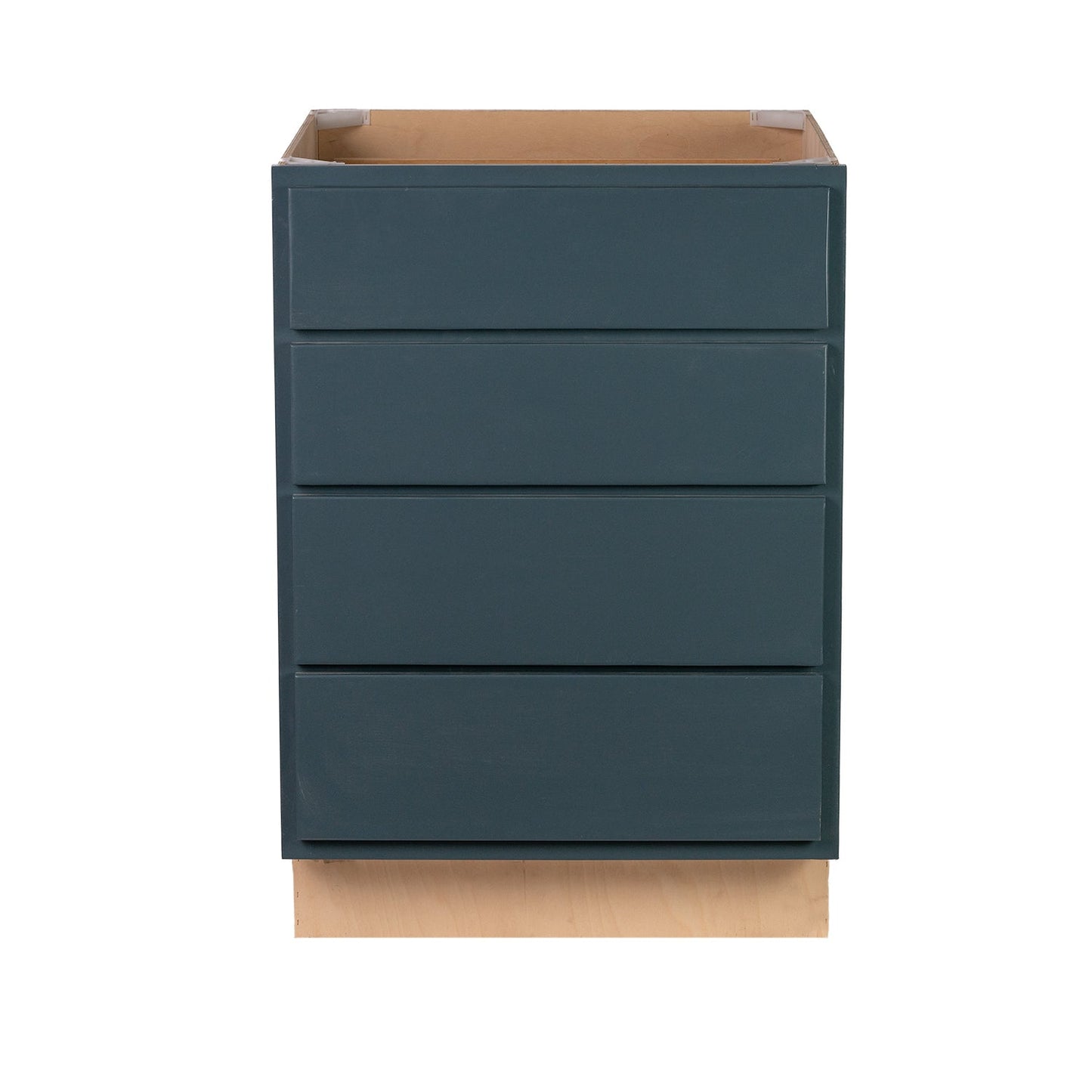 Backwoods Cabinetry RTA (Ready-to-Assemble) B18.4D - Needlepoint Navy 4 Drawer 18" Base Cabinet | 18"Wx34.5"Hx24"D