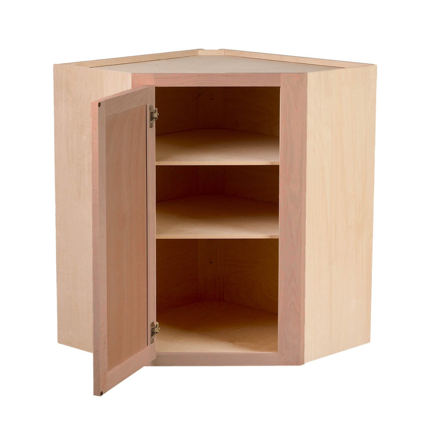 Backwoods Cabinetry RTA - Winding River Collection Raw Cherry 24"Wx30"Hx12"D Corner Cabinet