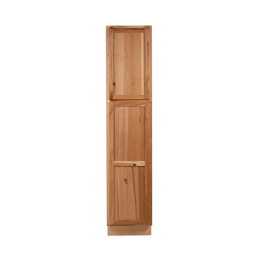 Backwoods Cabinetry RTA (Ready-to-Assemble) T1896.24L - Rustic Hickory Clear Pantry Cabinet 18"Wx96"Hx24"D