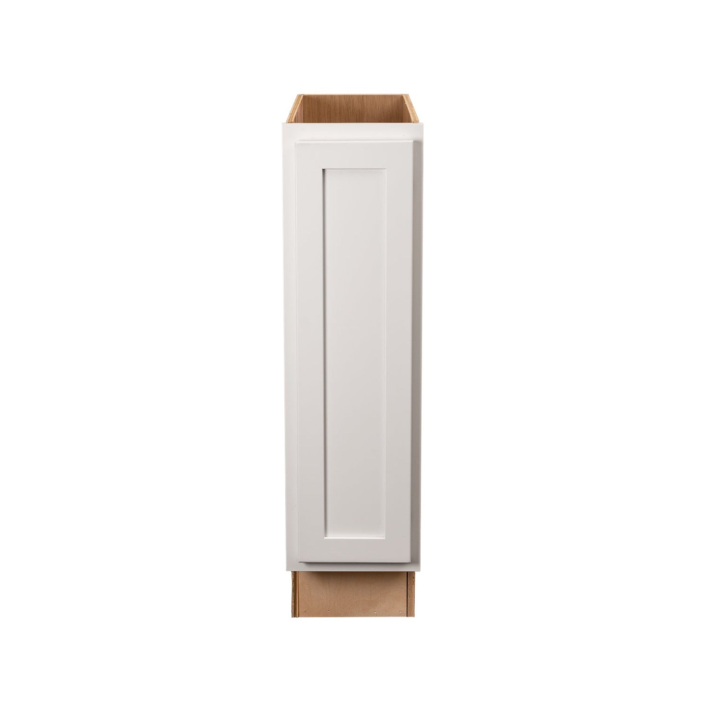 Backwoods Cabinetry RTA (Ready-to-Assemble) B9.FH.R - Pure White Base Cabinet | 9"Wx34.5"Hx24"D