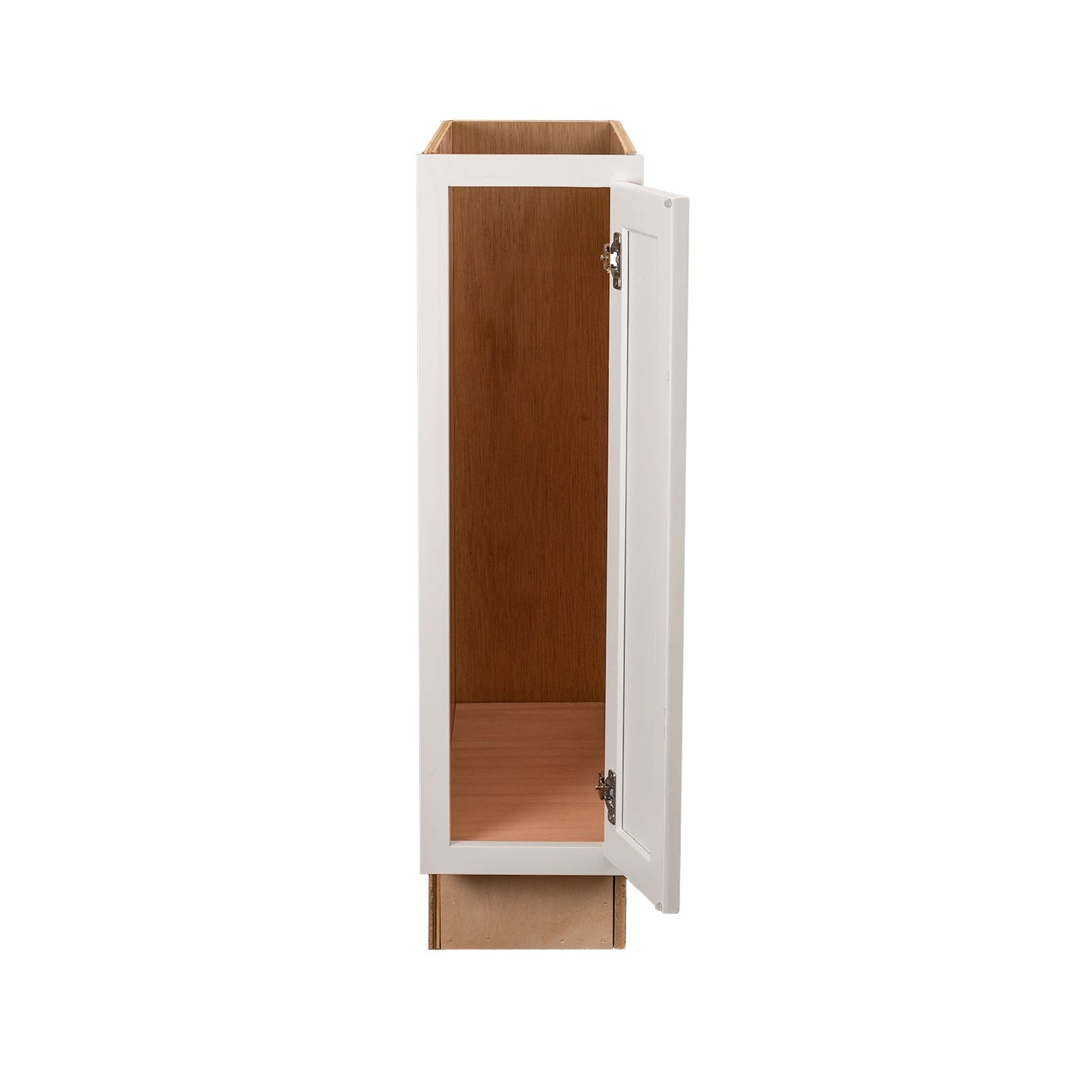Backwoods Cabinetry RTA (Ready-to-Assemble) B9.FH.R - Pure White Base Cabinet | 9"Wx34.5"Hx24"D