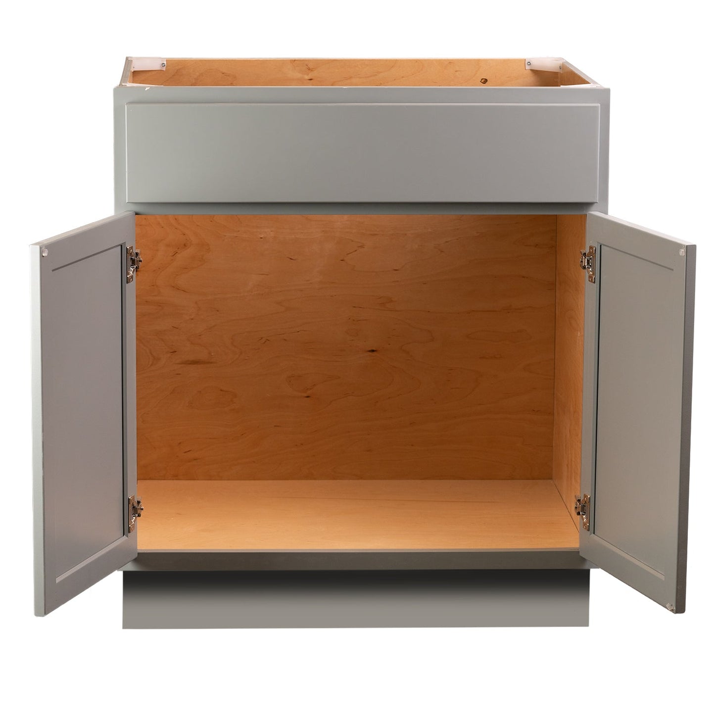 Backwoods Cabinetry RTA (Ready-to-Assemble) VSB30.34.18 - Magnetic Grey Vanity Base Cabinet | 30"Wx34.5"Hx18"D