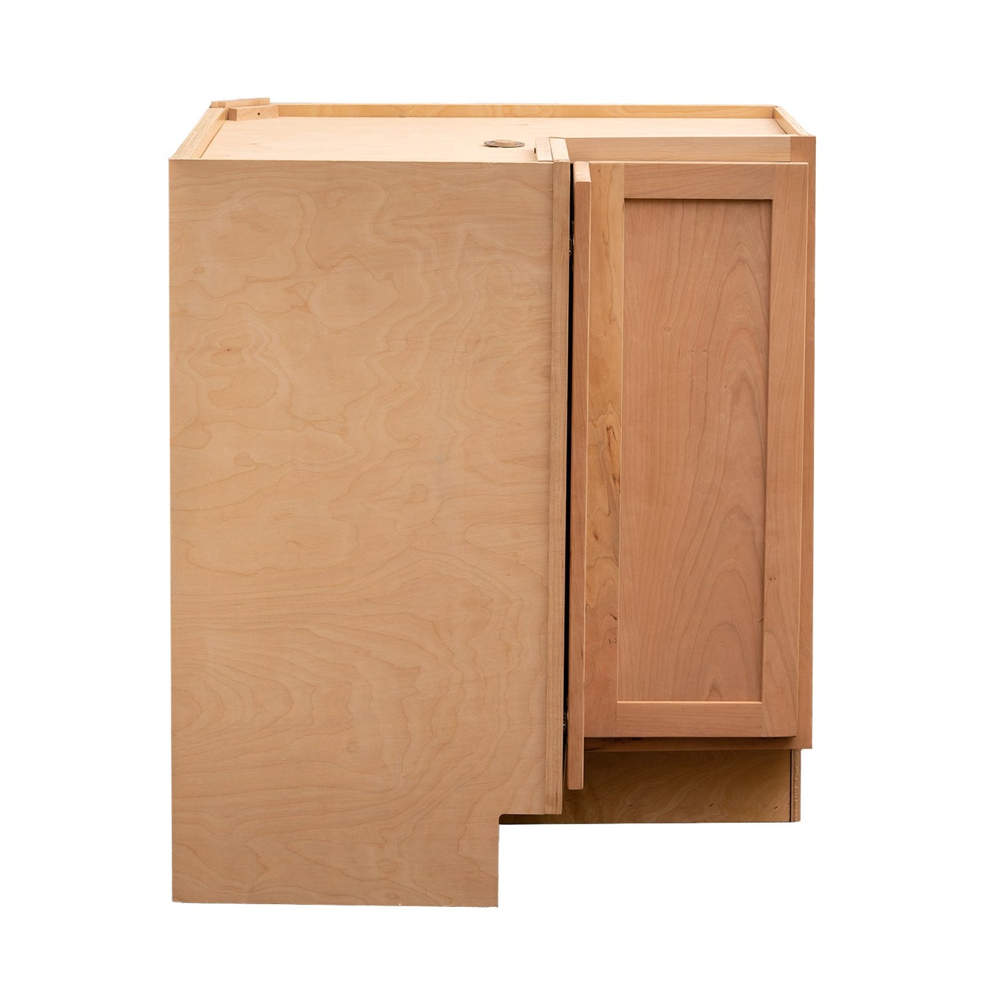 Backwoods Cabinetry RTA (Ready-to-Assemble) BLZS3030.18 - Raw Cherry Lazy Susan Cabinet | 18"D x 30" W x 34.5"