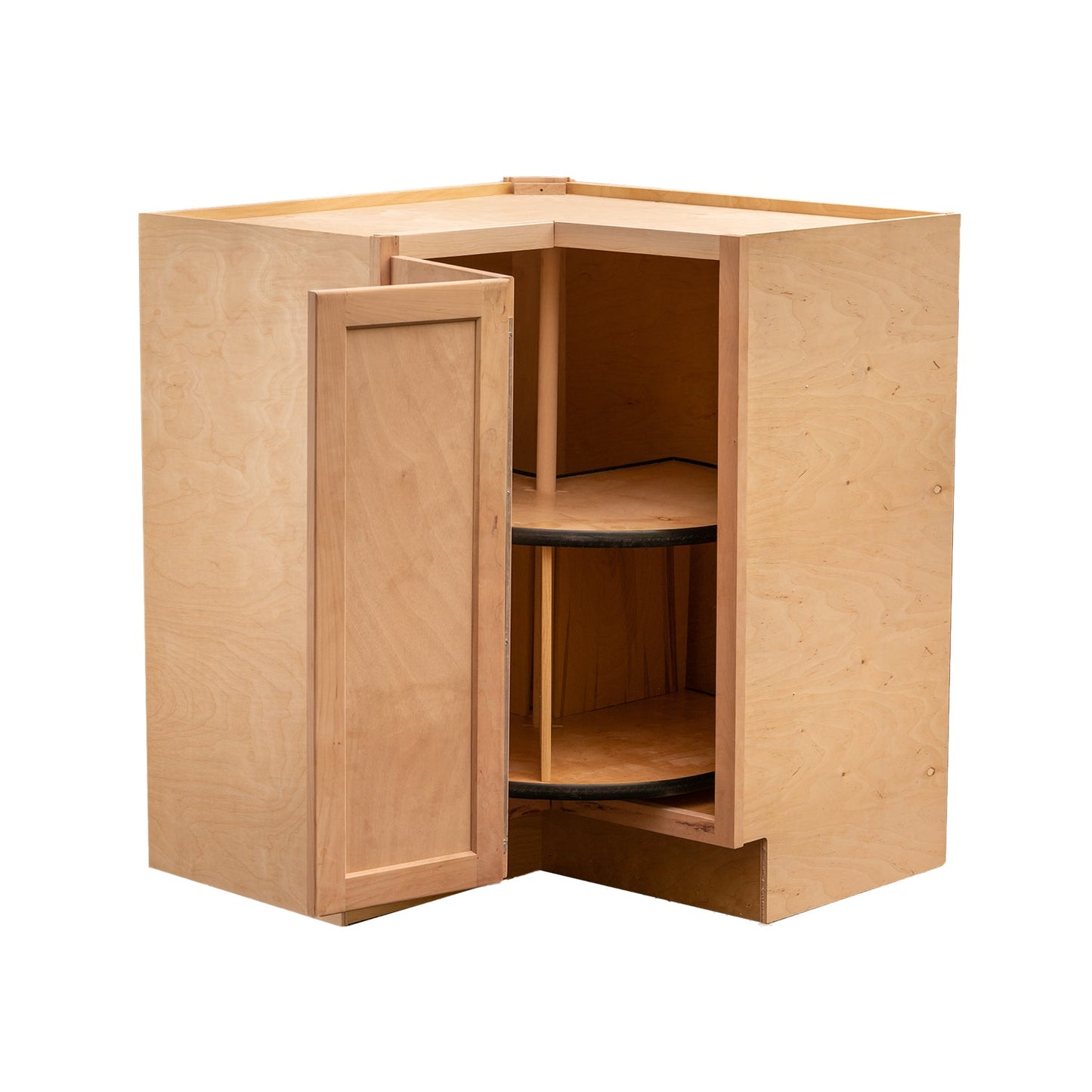 Backwoods Cabinetry RTA (Ready-to-Assemble) BLZS3030.18 - Raw Cherry Lazy Susan Cabinet | 18"D x 30" W x 34.5"