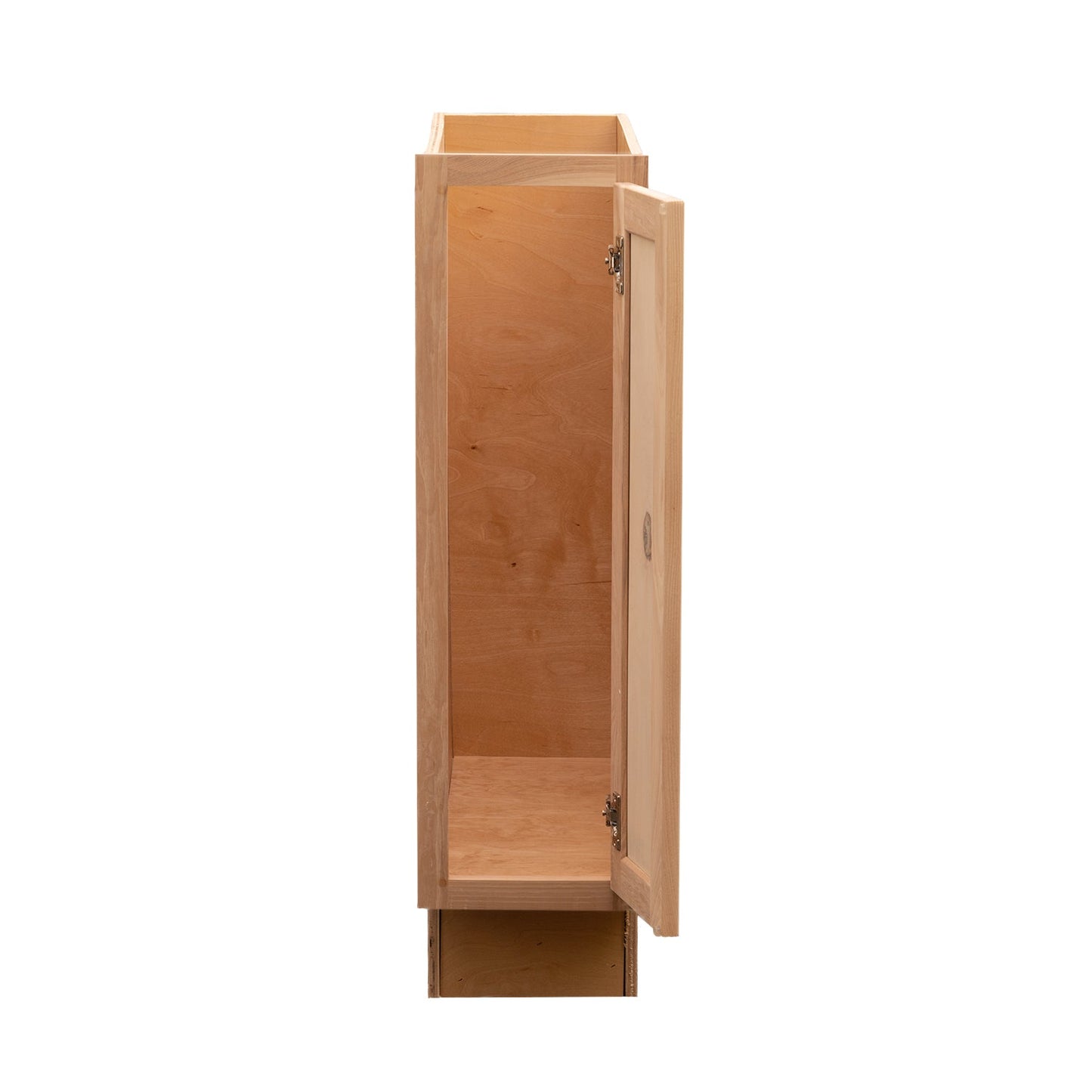 Backwoods Cabinetry RTA (Ready-to-Assemble) B9.FH.R - Raw Hickory Base Cabinet | 9"Wx34.5"Hx24"D