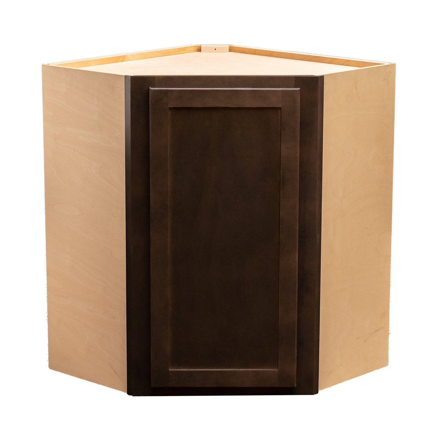 Backwoods Cabinetry RTA (Ready-to-Assemble) WDC2430 - Espresso Stain 24"WX30"HX12"D Wall Corner Cabinet