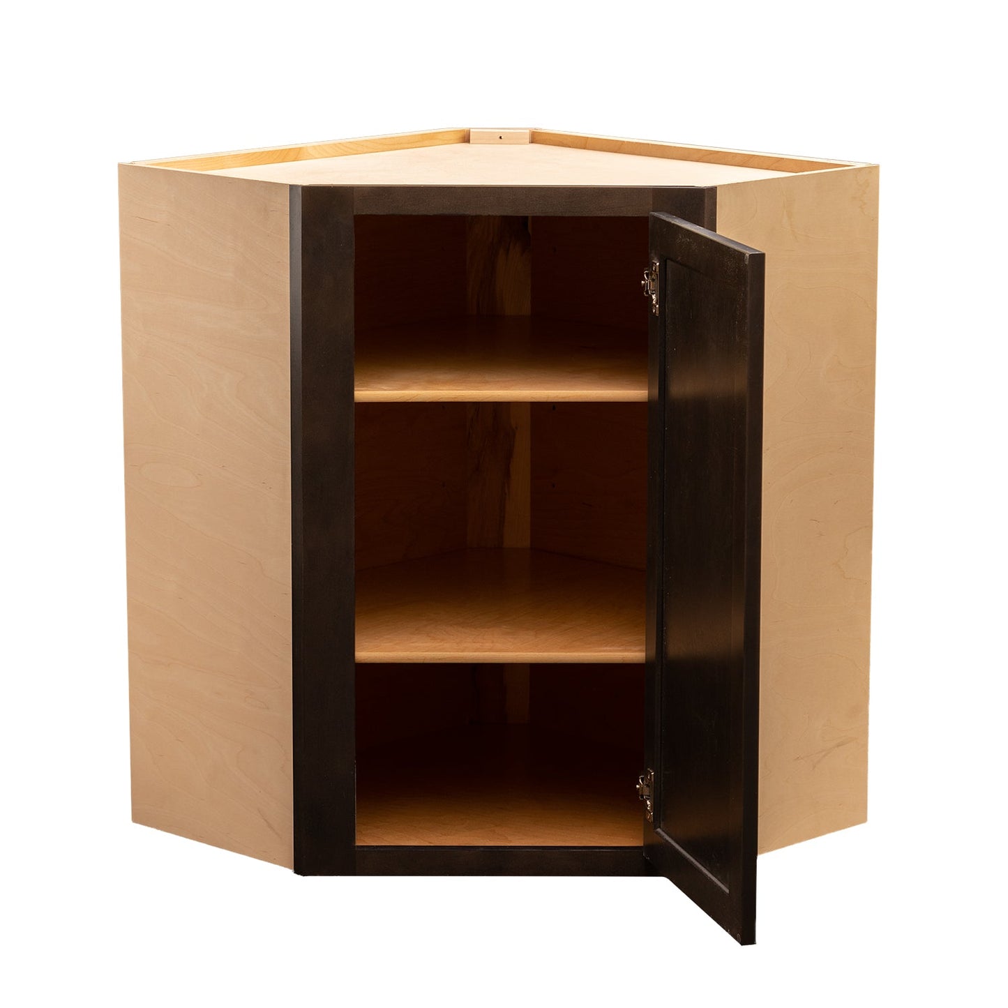 Backwoods Cabinetry RTA (Ready-to-Assemble) WDC2430 - Espresso Stain 24"WX30"HX12"D Wall Corner Cabinet