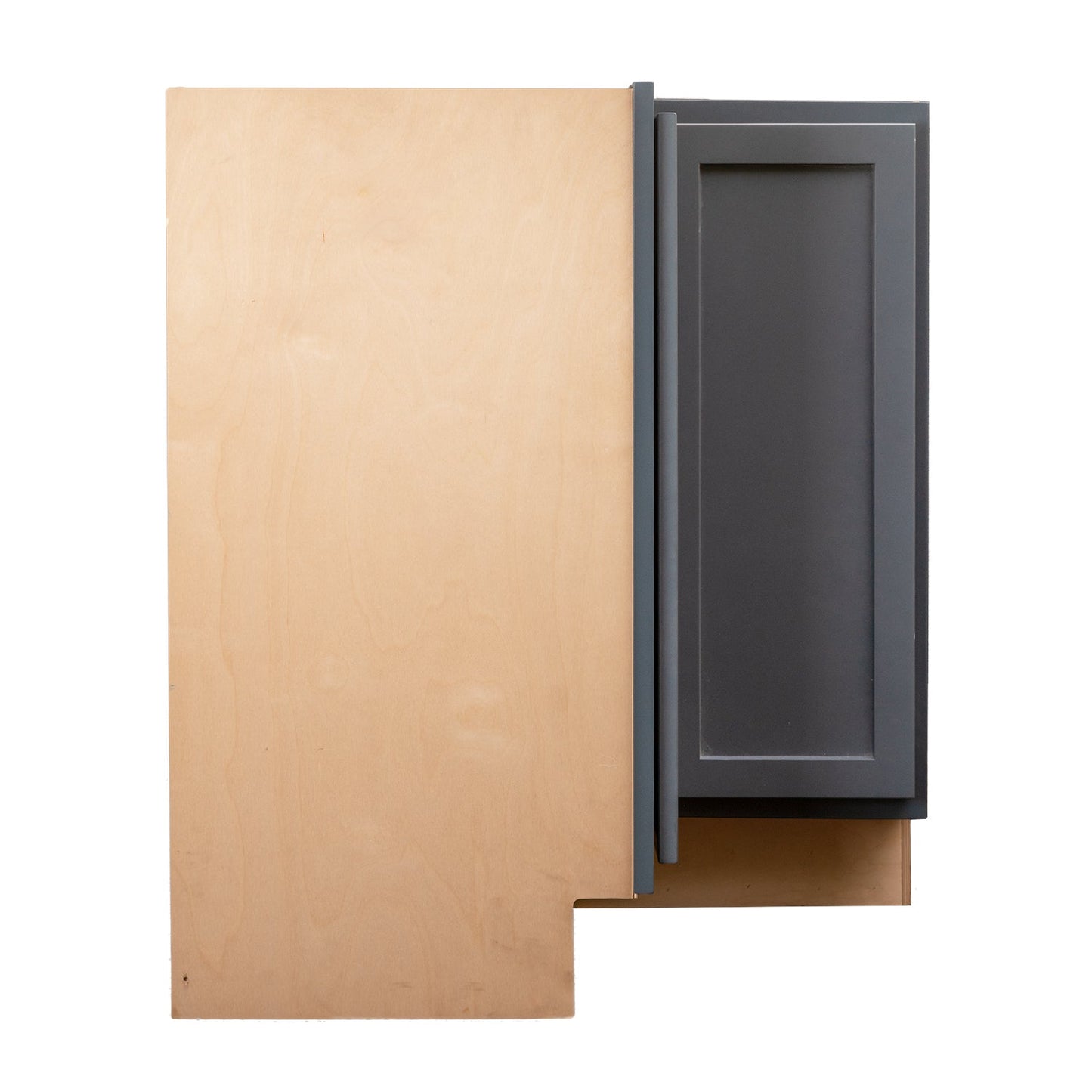 Backwoods Cabinetry RTA (Ready-to-Assemble) BLZS3030.18 - Needlepoint Navy Lazy Susan Cabinet | 18"D x 30" W x 34.5"