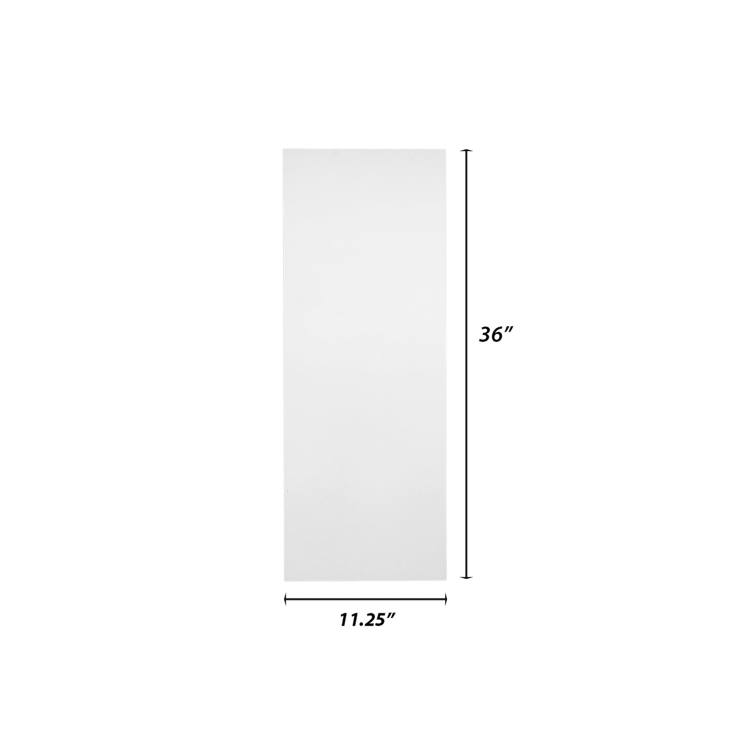 Backwoods Cabinetry RTA (Ready-to-Assemble) WSK12.36 - Pure White .25"X11.25"X36" End Panel