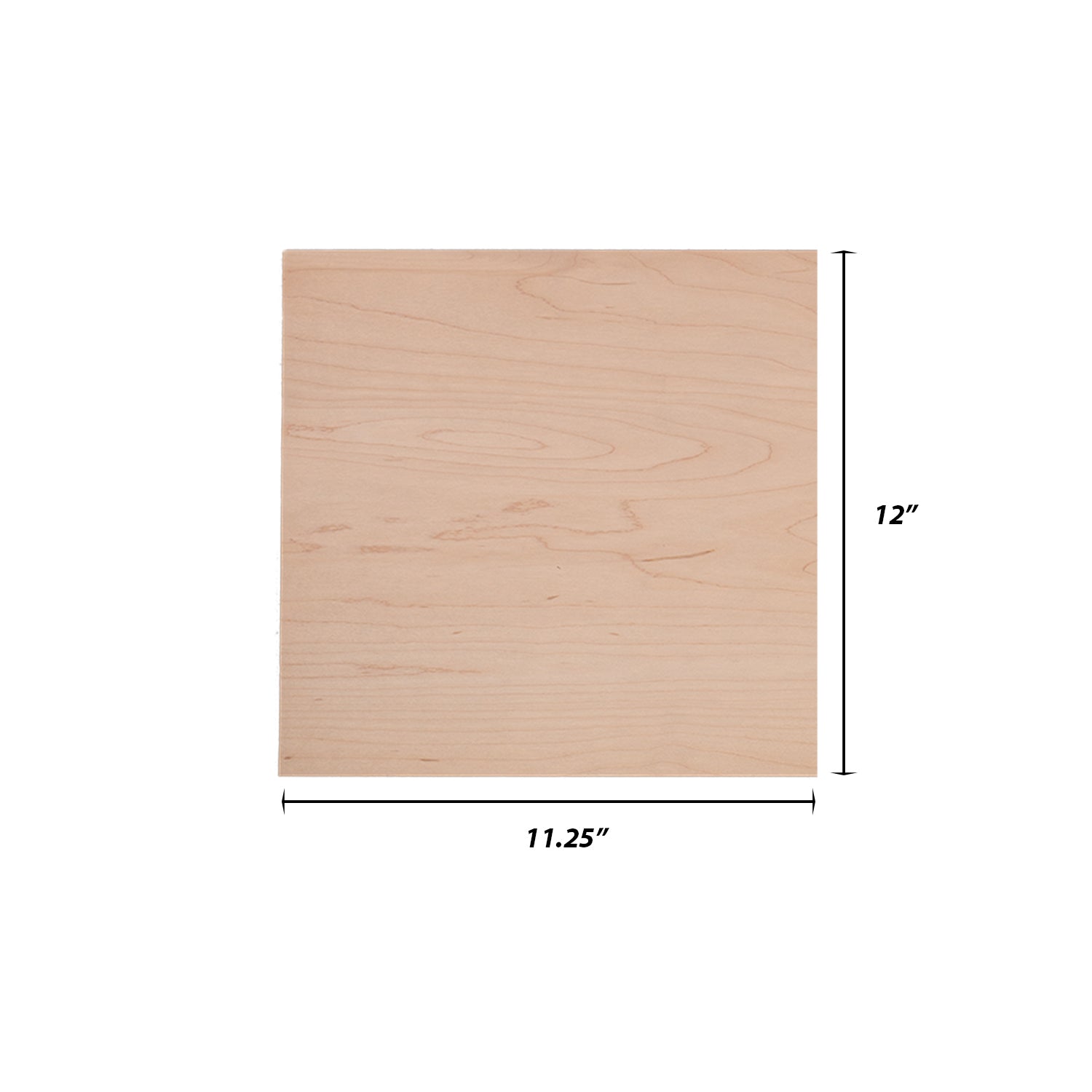 Backwoods Cabinetry RTA (Ready-to-Assemble) WSK12.12 - Raw Maple .25