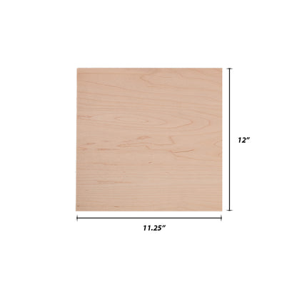 Backwoods Cabinetry RTA (Ready-to-Assemble) WSK12.12 - Raw Maple .25"X11.25"X12" End Panel
