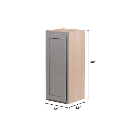 Backwoods Cabinetry RTA (Ready-to-Assemble) W1230 - Magnetic Grey 12"Wx30"Hx12"D Wall Cabinet