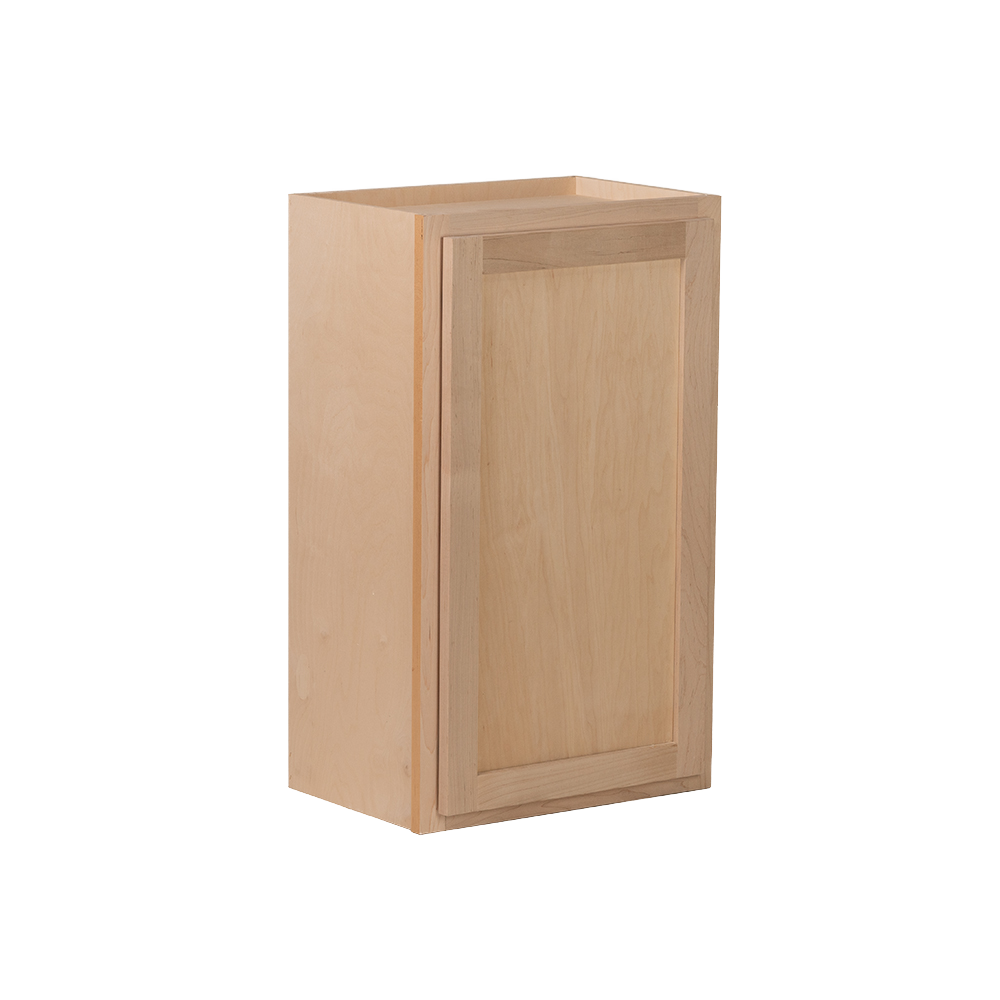 Backwoods Cabinetry RTA - Winding River Collection - W2430 - Raw Maple 24"Wx30"Hx12"D Wall cabinet