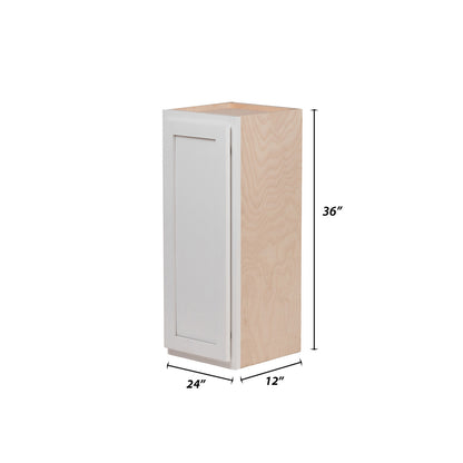 Backwoods Cabinetry RTA (Ready-to-Assemble) W2436 - Pure White 24"Wx36"Hx12"D Wall Cabinet