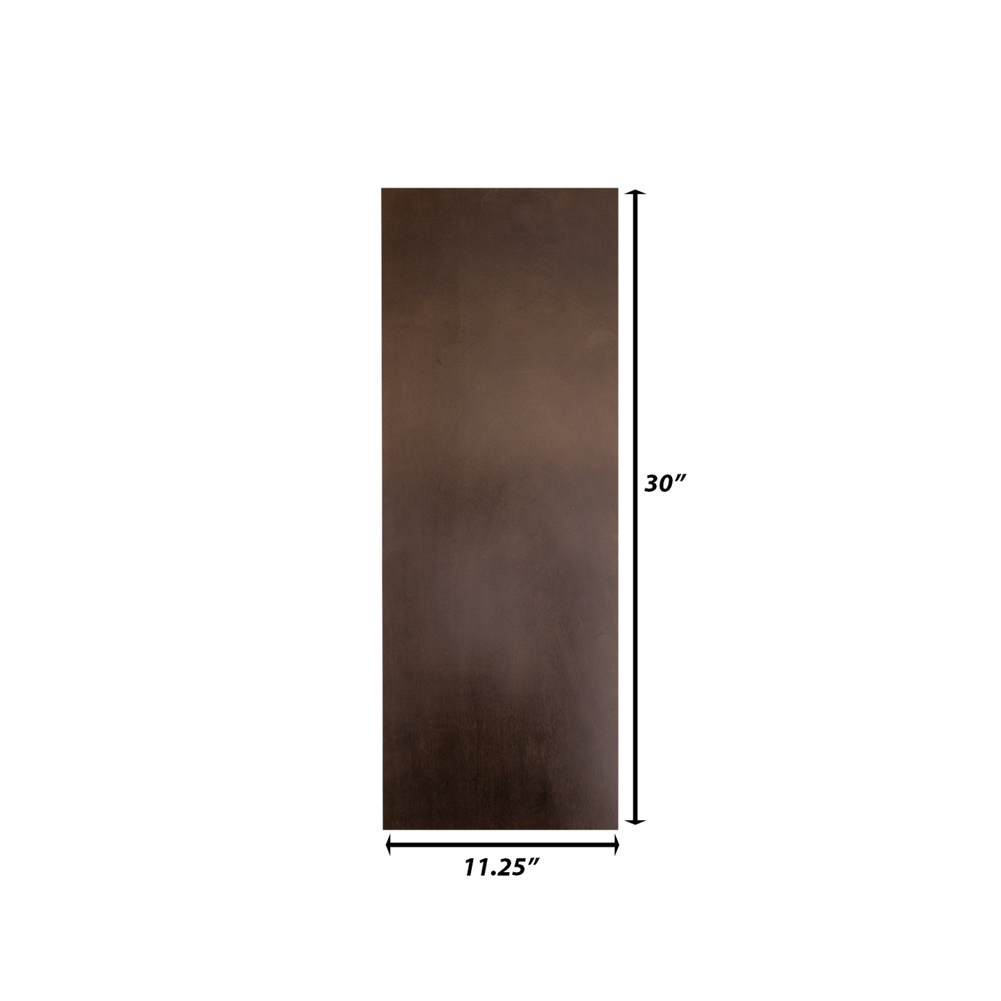 Backwoods Cabinetry RTA (Ready-to-Assemble) WSK12.30 - Espresso Stain .25"X11.25"X30" End Panel
