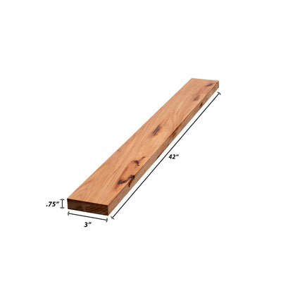 Backwoods Cabinetry RTA (Ready-to-Assemble) WF342 - Rustic Hickory Clear .75"X3"X42" Filler