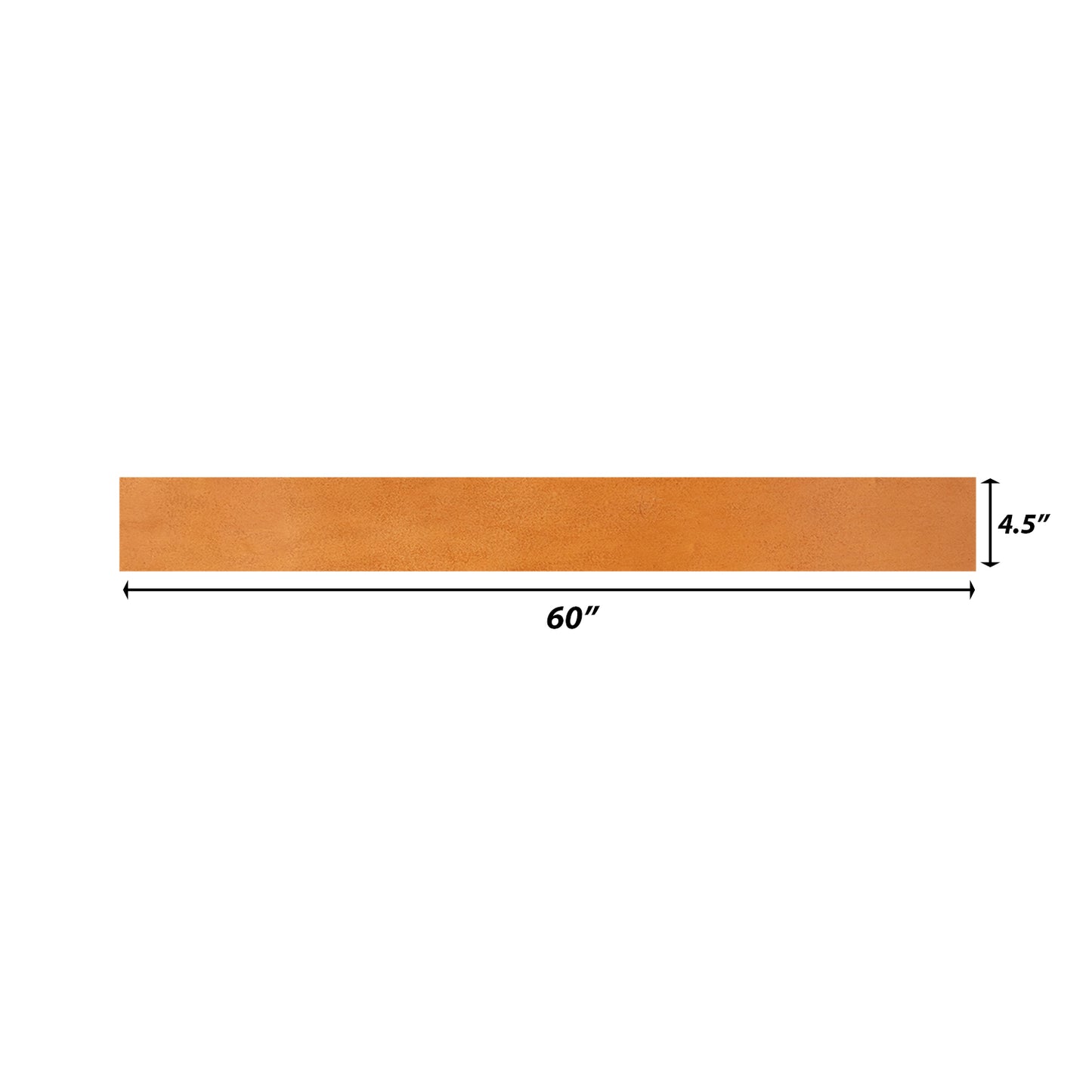 Backwoods Cabinetry RTA (Ready-to-Assemble) TK-60 - Provincial Stain .25"X4.5"X60" Toe Kick