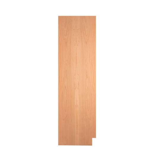 Backwoods Cabinetry RTA (Ready-to-Assemble) Raw Cherry .25"X23.25"X84" Left End Panel