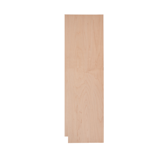 Backwoods Cabinetry RTA (Ready-to-Assemble) TSK2484.L -Raw Maple .25"X23.25"X84" Pantry End Panel - Left Side