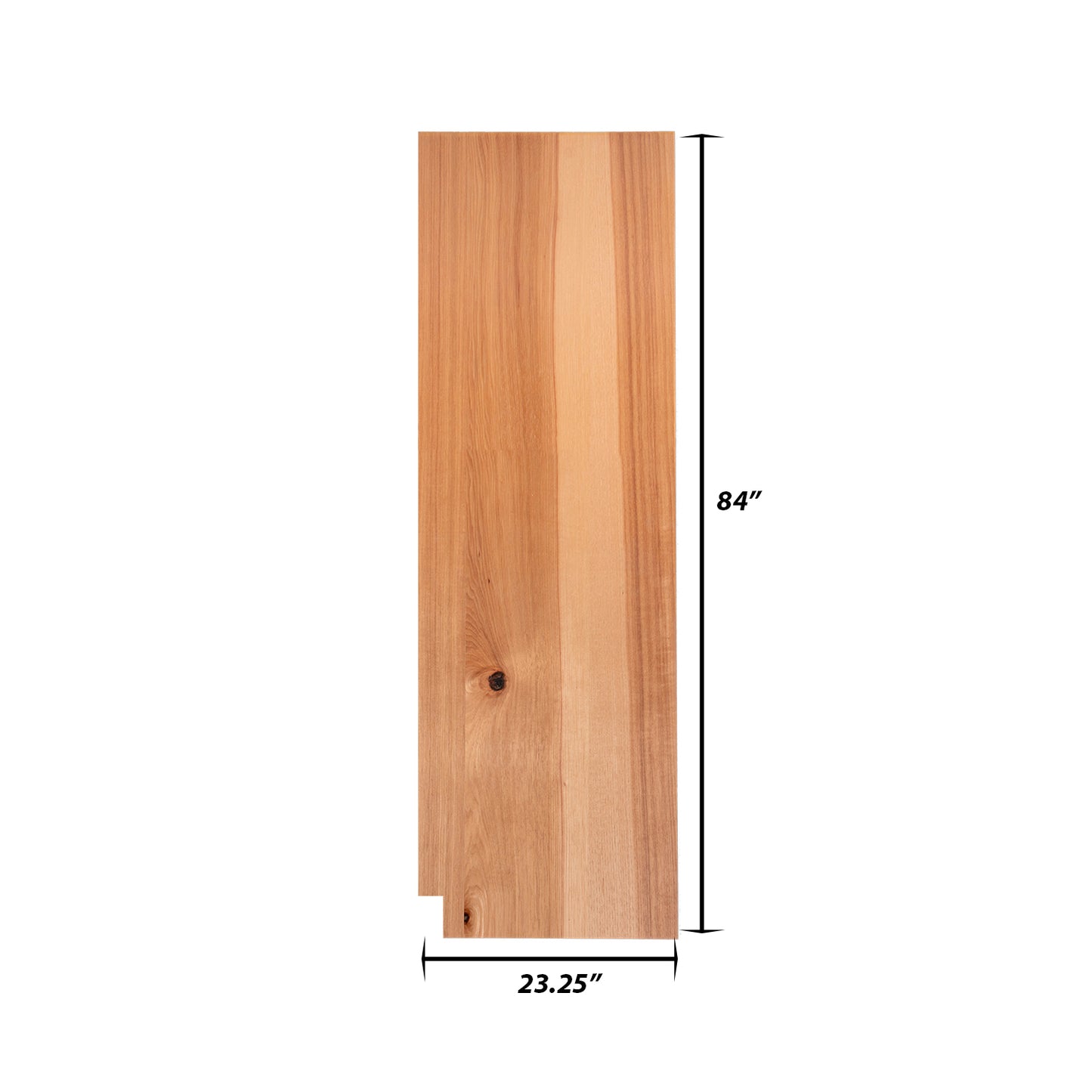 Backwoods Cabinetry RTA (Ready-to-Assemble) TSK2484.R - Rustic Hickory .25"X23.25"X84" Pantry End Panel - Right Side