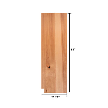 Backwoods Cabinetry RTA (Ready-to-Assemble) TSK2484.R - Rustic Hickory .25"X23.25"X84" Pantry End Panel - Right Side