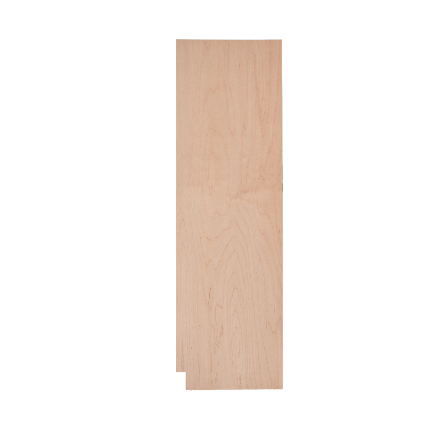 Backwoods Cabinetry RTA (Ready-to-Assemble) TSK2490.R - Raw Maple .25"X23.25"X90" Pantry End Panel - Right Side