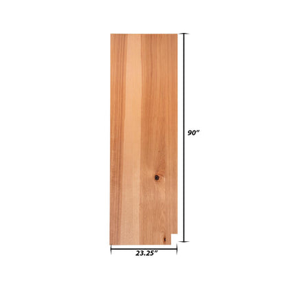 Backwoods Cabinetry RTA (Ready-to-Assemble) TSK2490.L - Rustic Hickory Clear .25"X23.25"X90" Pantry End Panel - Left Side