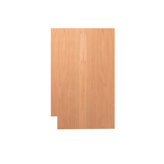 Backwoods Cabinetry RTA (Ready-to-Assemble) Raw Cherry .25"X23.25"X34.5" Right End Panel