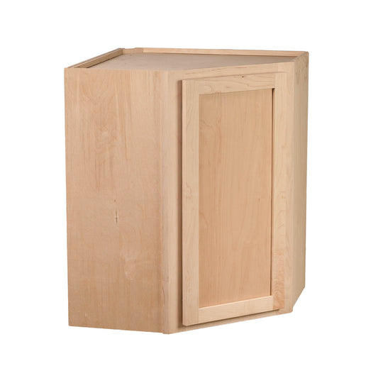 Backwoods Cabinetry RTA (Ready-to-Assemble) WDC2430 - Raw Maple 24"Wx30"Hx12"D Wall Corner Cabinet