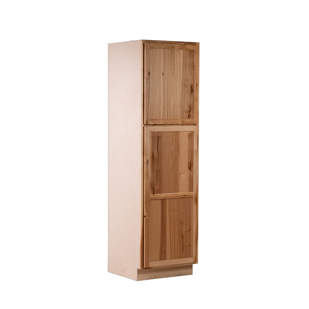 Backwoods Cabinetry RTA (Ready-to-Assemble) T2490.24L - Rustic Hickory Clear Pantry Cabinet 24"Wx90"Hx24"D