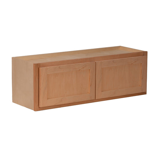 Backwoods Cabinetry RTA (Ready-to-Assemble) Raw Cherry 30"Wx12"Hx12"D Microwave Wall Cabinet