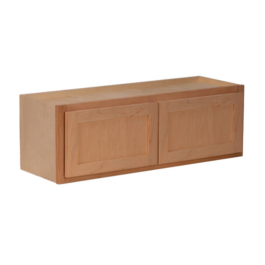 Backwoods Cabinetry RTA - Winding River Collection - Raw Cherry 30"Wx12"Hx12"D Microwave Wall Cabinet
