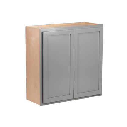 Backwoods Cabinetry RTA (Ready-to-Assemble) W3036.BUTT - Magnetic Grey 30"Wx36"Hx12"D Wall Cabinet