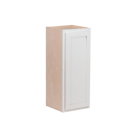 Backwoods Cabinetry RTA (Ready-to-Assemble) Pure White 9"Wx30"Hx12"D Wall Cabinet