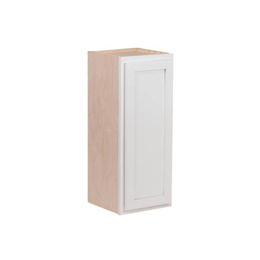Backwoods Cabinetry RTA (Ready-to-Assemble) Pure White 9"Wx36"Hx12"D Wall Cabinet