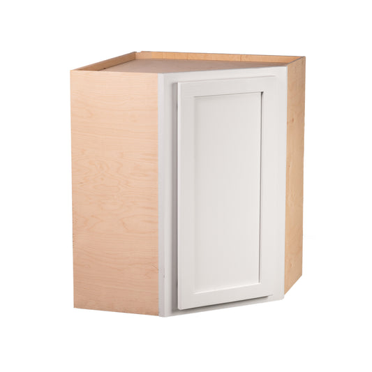 Backwoods Cabinetry RTA (Ready-to-Assemble) Pure White 24"WX30"HX12"D Wall Corner Cabinet
