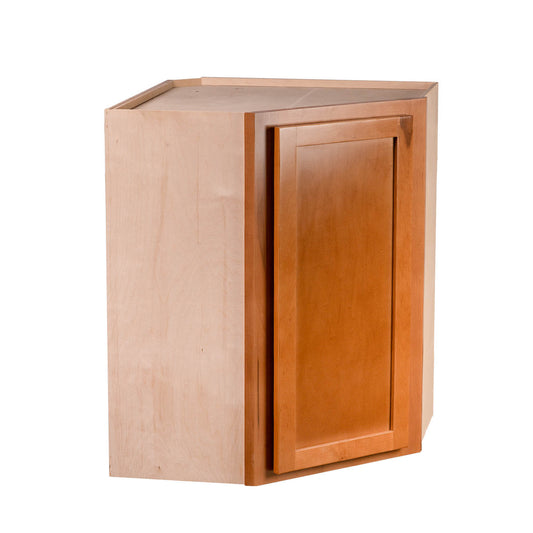 Backwoods Cabinetry RTA (Ready-to-Assemble) Provincial Stain 24"WX30"HX12"D Wall Corner Cabinet