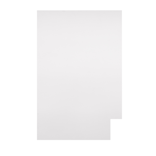 Backwoods Cabinetry RTA (Ready-to-Assemble) BSK2434.L - Pure White .25"X23.25"X34.5" End Panel - Left Side