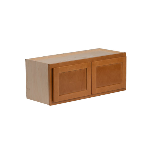 Backwoods Cabinetry RTA (Ready-to-Assemble) Provincial Stain 30"Wx12"Hx12"D Microwave Wall Cabinet