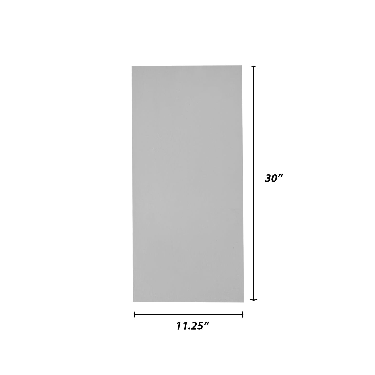 Backwoods Cabinetry RTA (Ready-to-Assemble) WSK12.30 - Magnetic Grey .25"X11.25"X30" End Panel