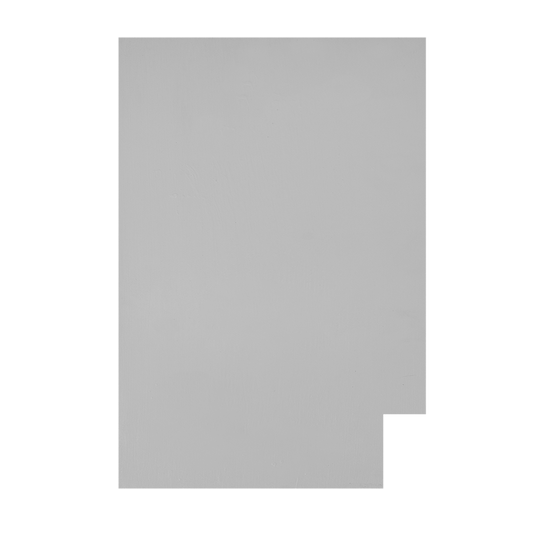 Backwoods Cabinetry RTA (Ready-to-Assemble) BSK2434.L - Magnetic Grey .25"X23.25"X34.5" End Panel - Left Side