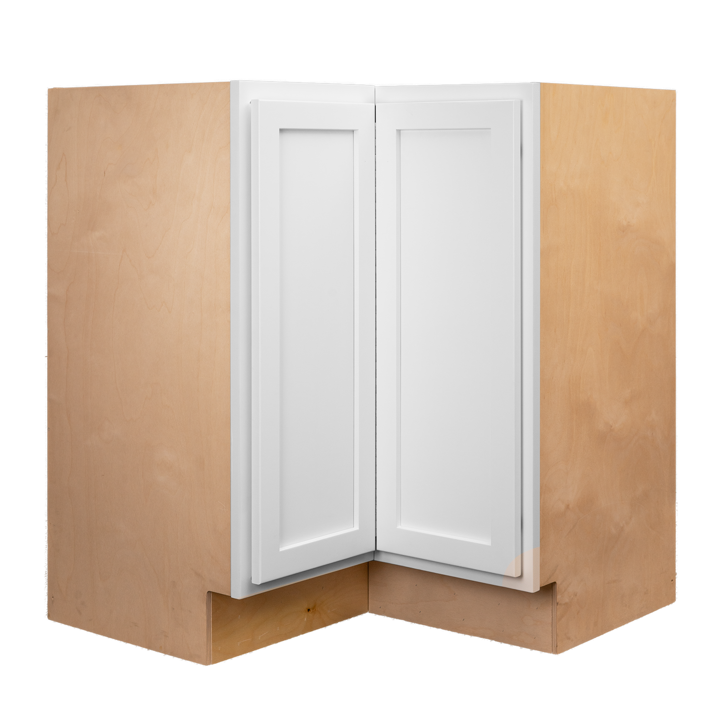 Backwoods Cabinetry RTA (Ready-to-Assemble) BLZS3030.18 - Pure White Lazy Susan Cabinet | 18"D x 30" W x 34.5"